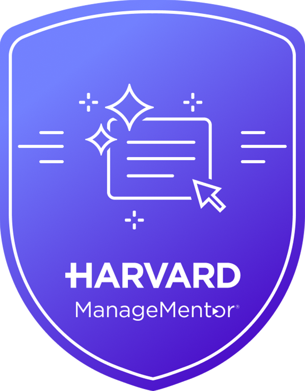 Harvard ManageMentor Leading with Generative AI badge